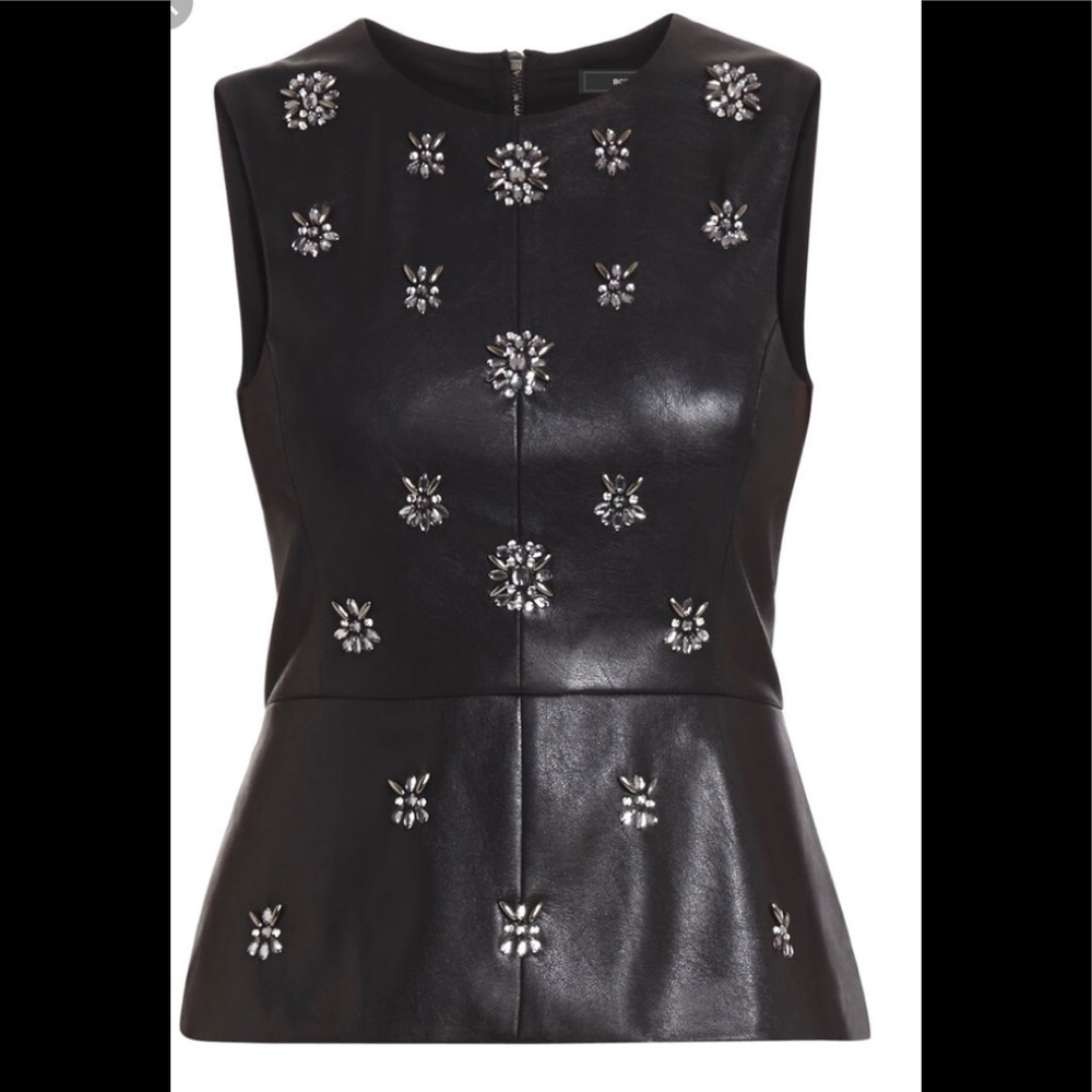 New with tags! BCBG embellished top!